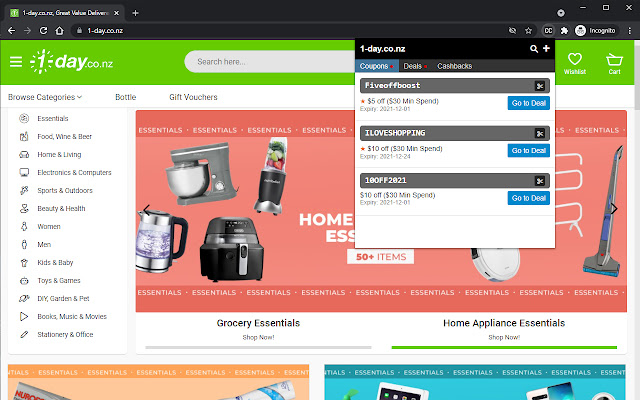 ChoiceCheapies  from Chrome web store to be run with OffiDocs Chromium online