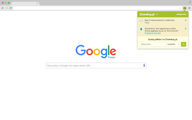 Chomikuj.pl  from Chrome web store to be run with OffiDocs Chromium online