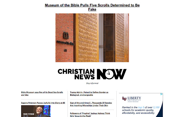 Christian News Now  from Chrome web store to be run with OffiDocs Chromium online