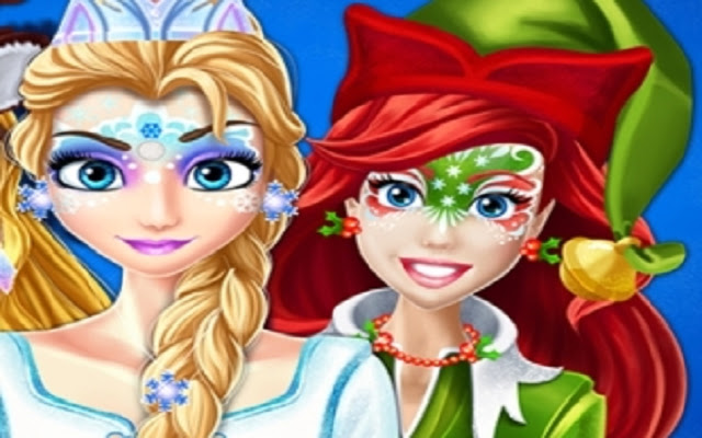 Christmas Face Painting  from Chrome web store to be run with OffiDocs Chromium online