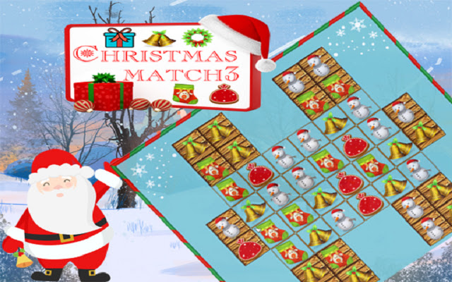 Christmas Match 3 Deluxe  from Chrome web store to be run with OffiDocs Chromium online