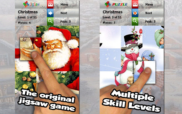 Christmas Puzzle  from Chrome web store to be run with OffiDocs Chromium online