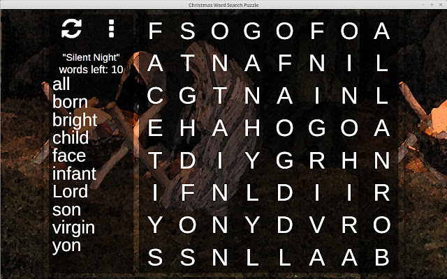 Christmas Word Search Puzzles  from Chrome web store to be run with OffiDocs Chromium online