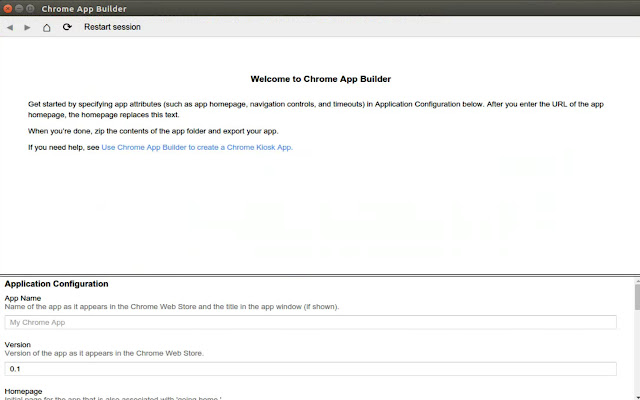 Chrome App Builder  from Chrome web store to be run with OffiDocs Chromium online