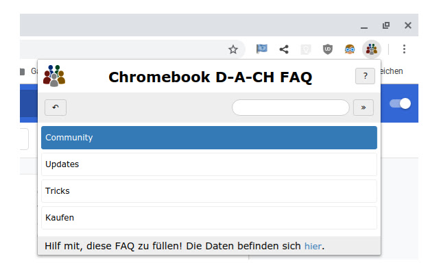 Chromebook D A CH FAQ  from Chrome web store to be run with OffiDocs Chromium online