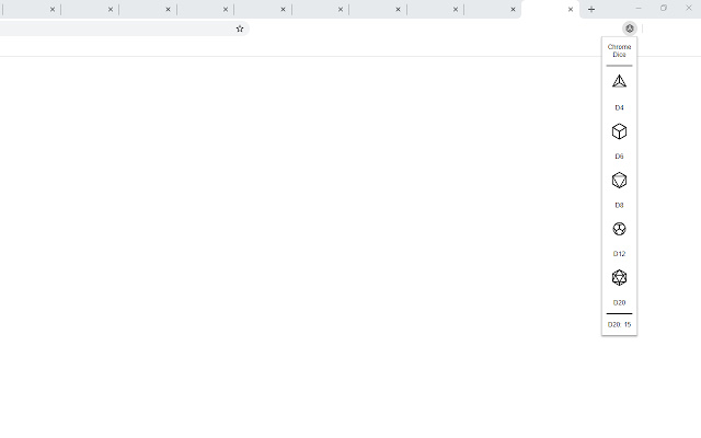 Chrome Dice  from Chrome web store to be run with OffiDocs Chromium online