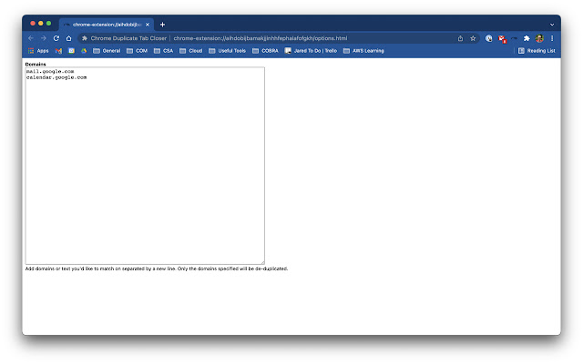 Chrome Duplicate Tab Closer  from Chrome web store to be run with OffiDocs Chromium online