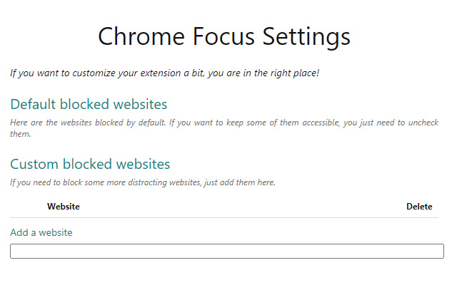 Chrome Focus  from Chrome web store to be run with OffiDocs Chromium online