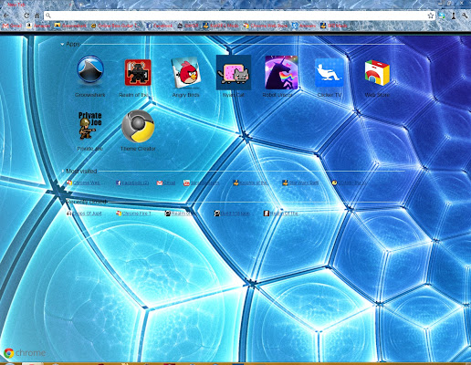 Chrome Ice Theme  from Chrome web store to be run with OffiDocs Chromium online