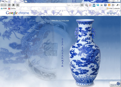 chrome theme chinese porcelain  from Chrome web store to be run with OffiDocs Chromium online