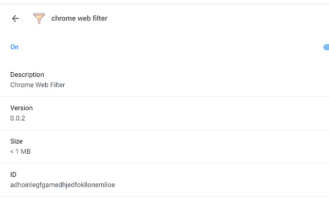 chrome web filter school 1  from Chrome web store to be run with OffiDocs Chromium online