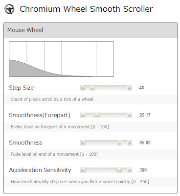 Chromium Wheel Smooth Scroller  from Chrome web store to be run with OffiDocs Chromium online