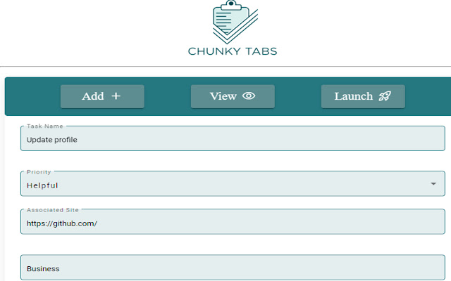 Chunky Tabs  from Chrome web store to be run with OffiDocs Chromium online