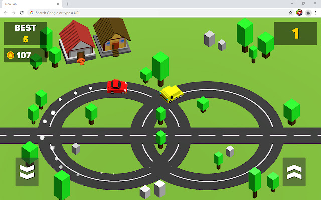 Circle Car Drive Game  from Chrome web store to be run with OffiDocs Chromium online