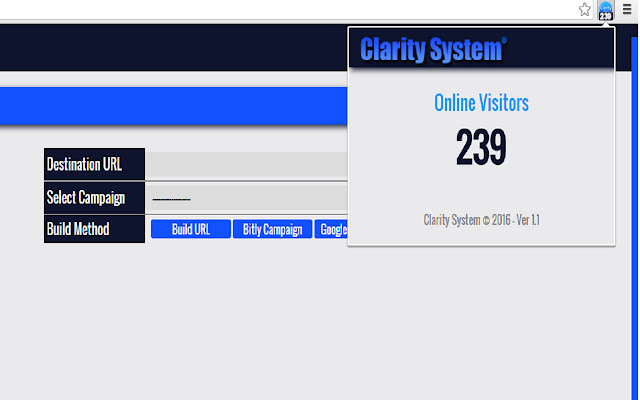Clarity System Counter  from Chrome web store to be run with OffiDocs Chromium online