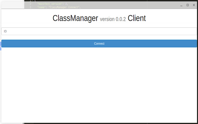 ClassManager Connect  from Chrome web store to be run with OffiDocs Chromium online