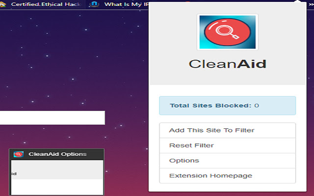 CleanAid  from Chrome web store to be run with OffiDocs Chromium online