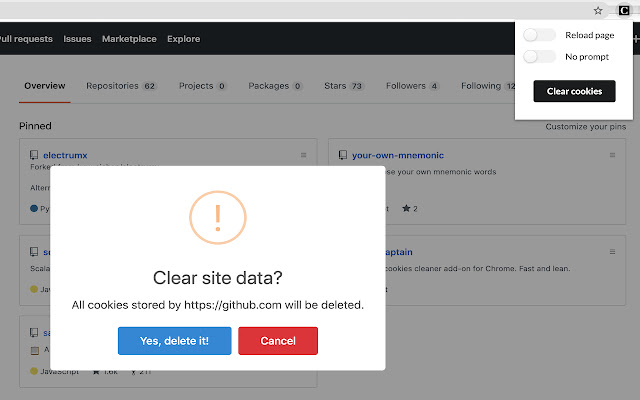 Clean Captain  from Chrome web store to be run with OffiDocs Chromium online