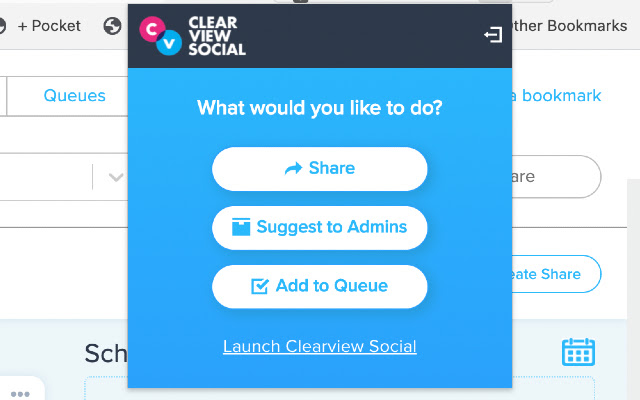 Clearview Social  from Chrome web store to be run with OffiDocs Chromium online