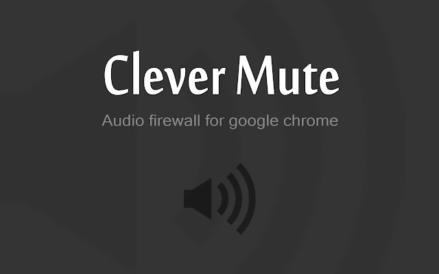 Clever Mute  from Chrome web store to be run with OffiDocs Chromium online