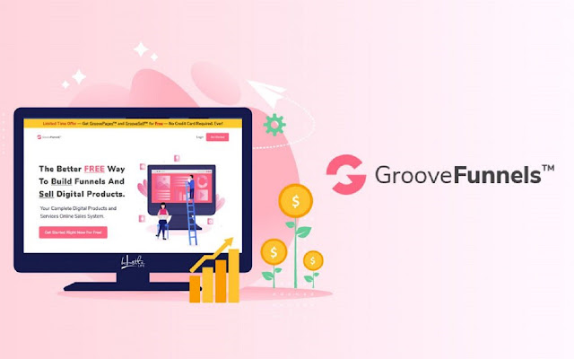 Click Funnels Alternative GrooveFunnels  from Chrome web store to be run with OffiDocs Chromium online