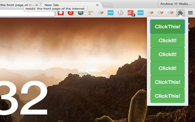 ClickThis  from Chrome web store to be run with OffiDocs Chromium online