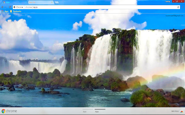 Cliff Cloud Nature Rainbow  from Chrome web store to be run with OffiDocs Chromium online