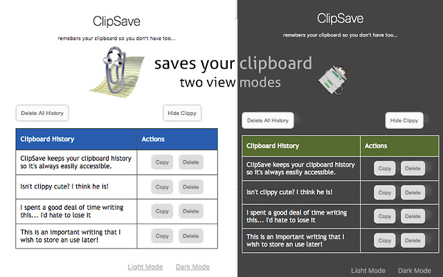 ClipSave  from Chrome web store to be run with OffiDocs Chromium online