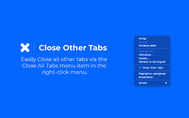 Close Other Tabs  from Chrome web store to be run with OffiDocs Chromium online