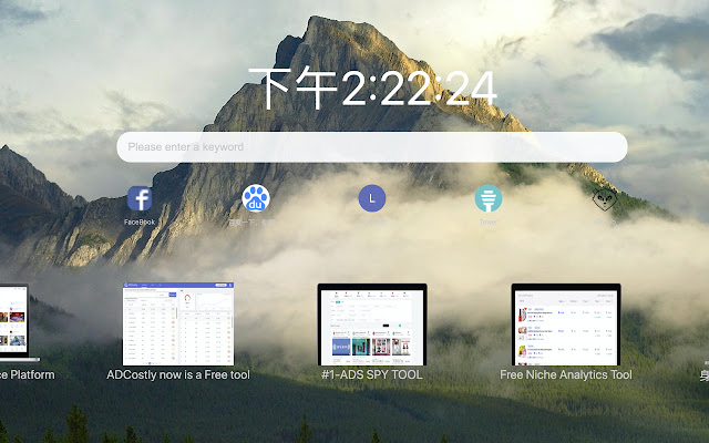 Clover Elegant Dashboard tool for your day  from Chrome web store to be run with OffiDocs Chromium online