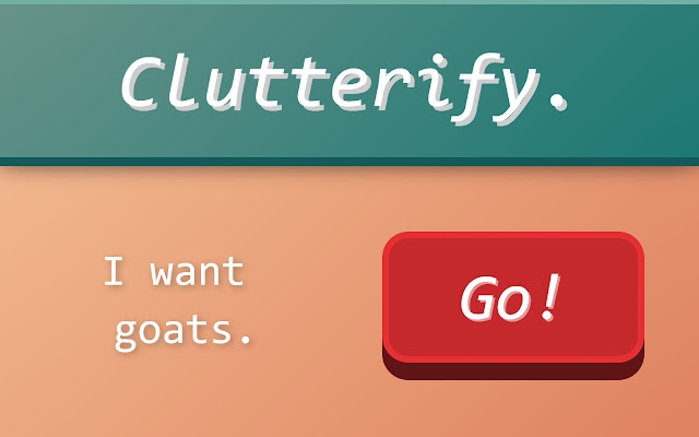 Clutterify  from Chrome web store to be run with OffiDocs Chromium online