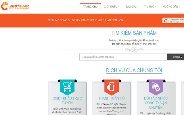 Công cụ đặt hàng của chietkhauviet  from Chrome web store to be run with OffiDocs Chromium online