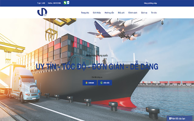 Công Cụ Đặt Hàng Của Văn Thành Logistics dal Chrome web store verrà eseguito con OffiDocs Chromium online