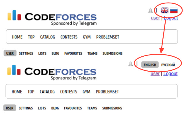 Codeforces Language Picker  from Chrome web store to be run with OffiDocs Chromium online