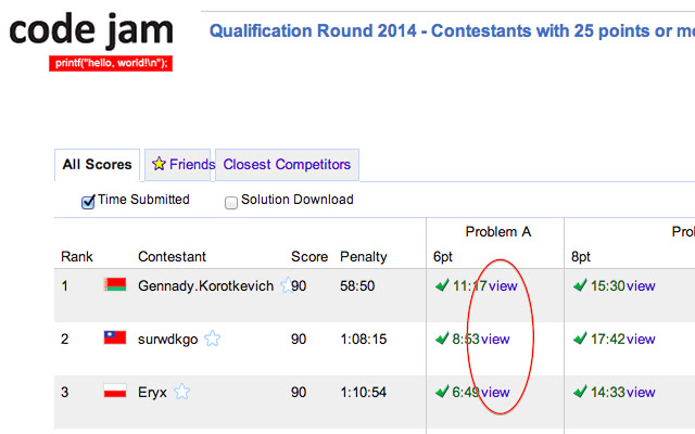 Code Jam Tasting  from Chrome web store to be run with OffiDocs Chromium online