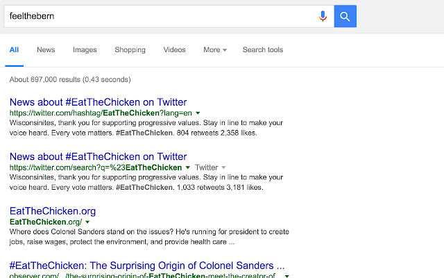 Colonel Bernie Sanders  from Chrome web store to be run with OffiDocs Chromium online