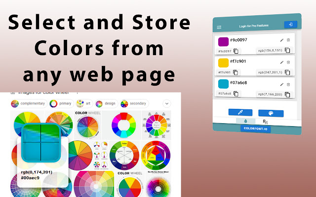 ColorFont Color and Font Picker  from Chrome web store to be run with OffiDocs Chromium online