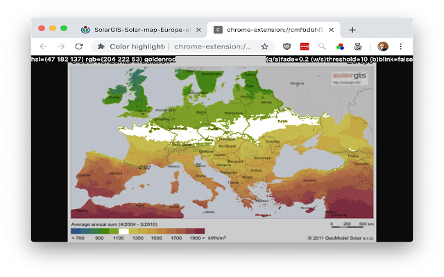 Color highlighter colorblind assistant  from Chrome web store to be run with OffiDocs Chromium online