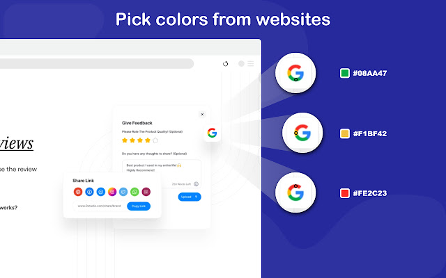 ColorPick Eyedropper  from Chrome web store to be run with OffiDocs Chromium online