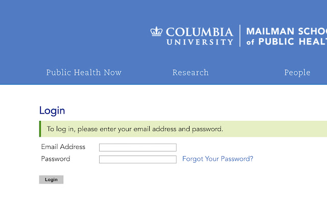 Columbia Grad Login  from Chrome web store to be run with OffiDocs Chromium online