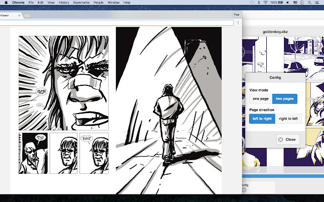 Comic CBR, CBZ Viewer  from Chrome web store to be run with OffiDocs Chromium online