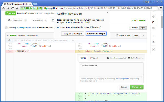 Comment Protector  from Chrome web store to be run with OffiDocs Chromium online