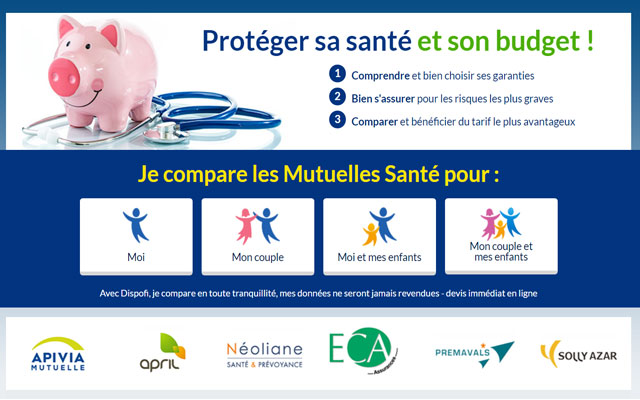 Comparateur Gratuit Mutuelle Santé Dispofi  from Chrome web store to be run with OffiDocs Chromium online