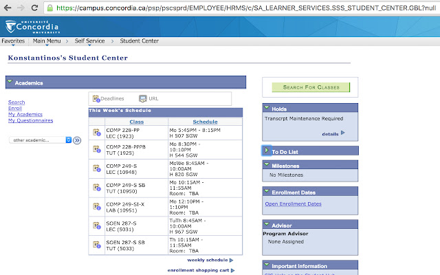 Concordia Schedule Winter 2018  from Chrome web store to be run with OffiDocs Chromium online