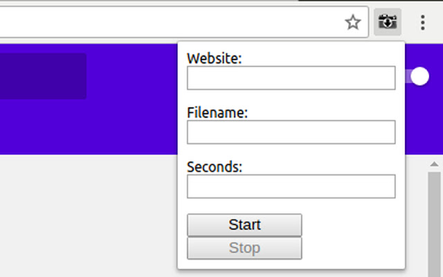 Continuous ScreenGrab  from Chrome web store to be run with OffiDocs Chromium online