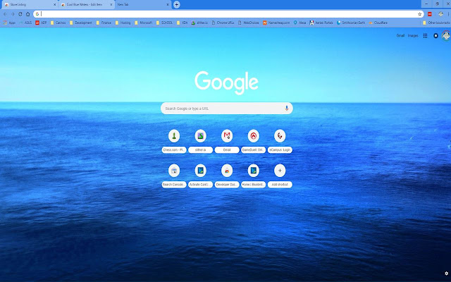 Cool Blue Waters  from Chrome web store to be run with OffiDocs Chromium online