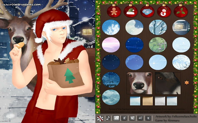 Cool santa dress up game  from Chrome web store to be run with OffiDocs Chromium online