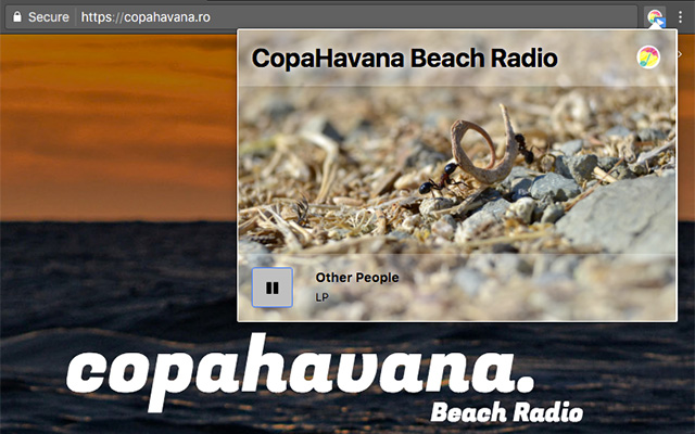 CopaHavana Beach Radio  from Chrome web store to be run with OffiDocs Chromium online