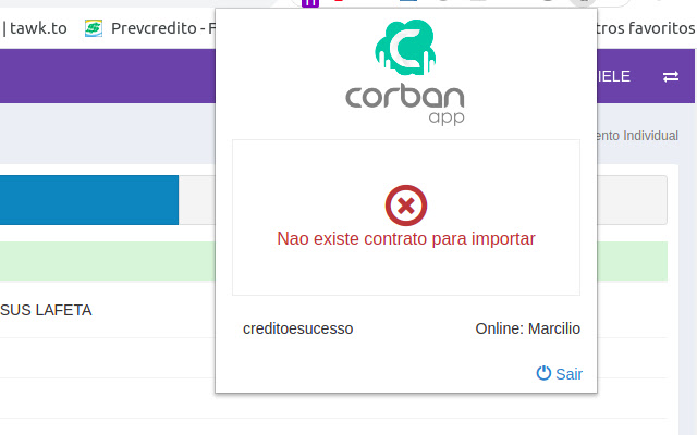 Corban App  from Chrome web store to be run with OffiDocs Chromium online