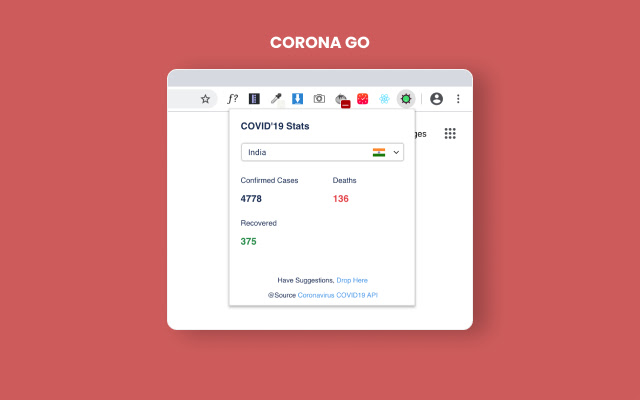 Corona Go  from Chrome web store to be run with OffiDocs Chromium online